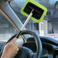thumbnail image 5 of Inside Windshield Cleaning Tool, Car Windshield Cleaner Tool, Car Cleaning Kit, 180° Extendable Windscreen Demister Brush With 4 Reusable Pads For SUV RV Truck, 5 of 6
