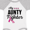 thumbnail image 4 of Inktastic Breast Cancer Awareness My Aunty is a Fighter Boys or Girls Baby Bodysuit, 4 of 5