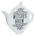 thumbnail image 2 of Ebros Pack Of 2 Wicca Moons Witches Brew Hex Ceramic Tea Spoon/Bag Holder Plate, 2 of 7