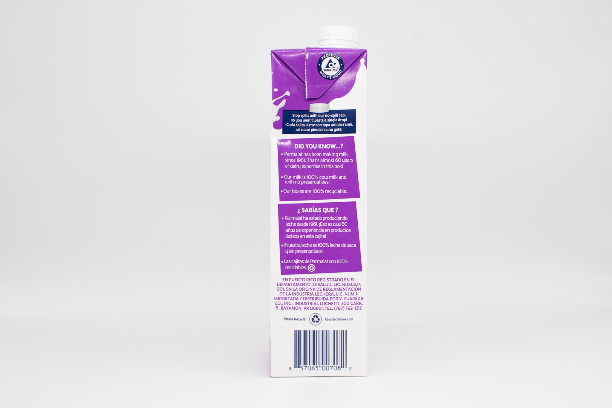 Parmalat Fat Free Milk, 32 fl oz