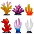 thumbnail image 1 of Mini pecera de decoración de Coral, adornos de arrecife de Coral artificiales multicolores para decoraciones de acuario, 6 uds., 1 of 5