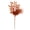 Burnished Orange, variant on Vickerman 10" Gunmetal Pinecone Glitter Leaf Artificial Christmas Pick, 12 per Bag