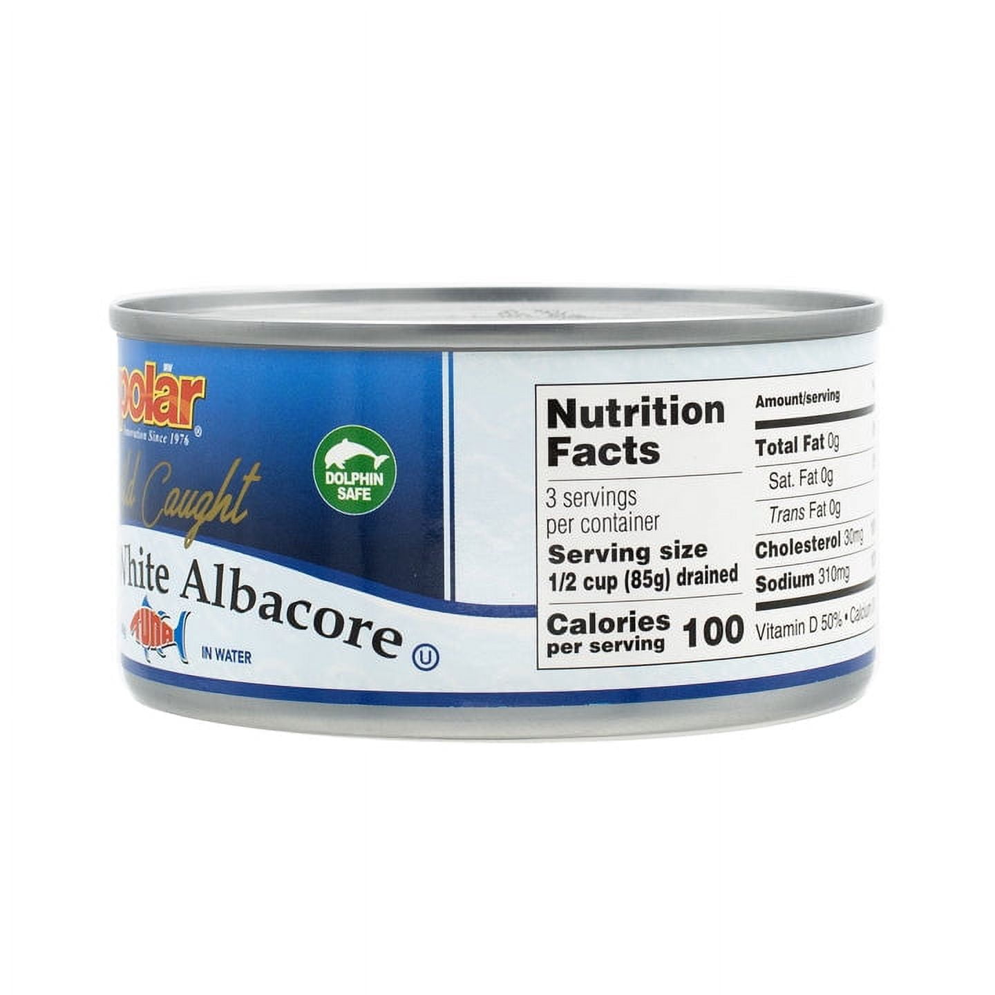 MW Polar All Natural Solid White Tuna in Water 12 oz Can (Pack of 12)