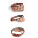 thumbnail image 3 of Juego de 2 piezas (marrón) de collar y correa para perro, pañuelo ajustable con pajarita para caminar al aire libre para gatos y cachorros, 3 of 3