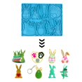 thumbnail image 2 of DIY Resurrection Rabbit Rabbit Epoxy Cartoon Cartoon Cartoon Table Table Decoration Wall Hanging Silicon Glamot Hexagon Molds for Resin Casting, 2 of 4