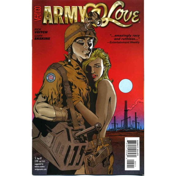 Army @ Love #5 VF ; DC/Vertigo Comic Book