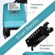 thumbnail image 3 of 60W Electric Soldering Iron Welding 300-500 Adjustable For Makita Battery 18V js, 3 of 5
