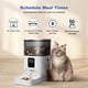 thumbnail image 2 of Comedero Automático WiFi 4L con Grabadora de Voz hasta 10 Comidas Diarias y Sellado Hermético para Gatos y Perros Blanco, 2 of 8