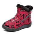 thumbnail image 1 of Winter Alphabet Warm Ankle Waterproof Shoes For Women, 1 of 1