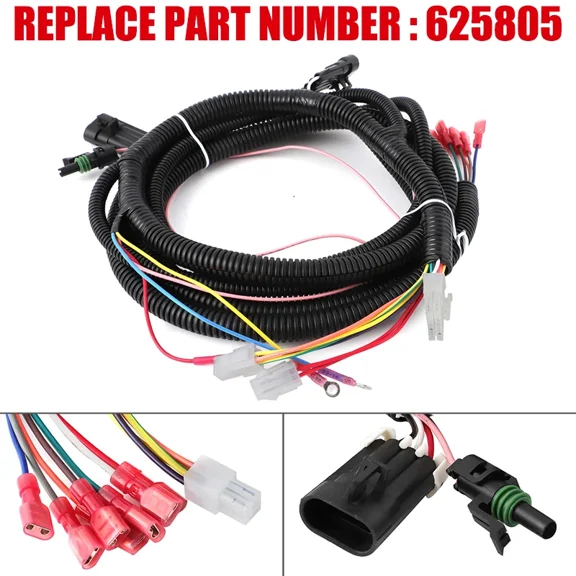 Golf Cart Control Wire/Main Wiring Harness w/Port Fits for 2010-2013 EZGO TXT48 Replace 625805