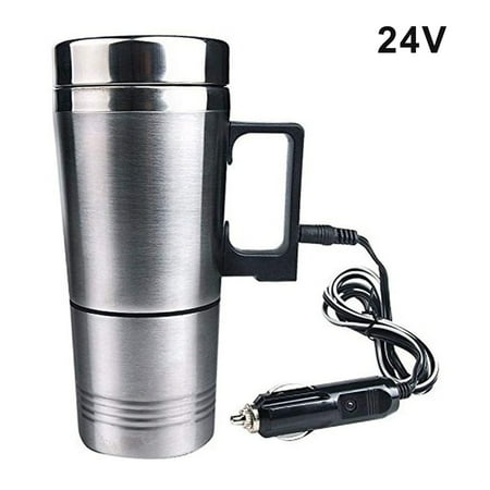 

Car Electric Cup | Car Heating Cup for Travel | Electric Kettle Car Heating Cup Heating Mug 300ml Electric Heating Water Bottle for Car Travel
