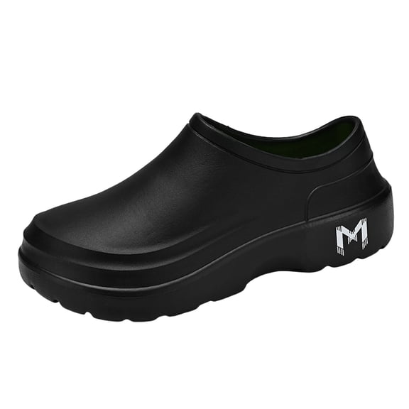 YLYL Men Chef Shoes Non Slip Waterproof Nurse Gardener Kitchen Office Indoor Outdoor Work Clogs Shoes