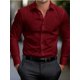 thumbnail image 1 of Camisa de hombre 2024 de manga larga con cuello casual, nueva camiseta para exteriores de moda y cómoda para hombre en talla grande 6XL, 1 of 6