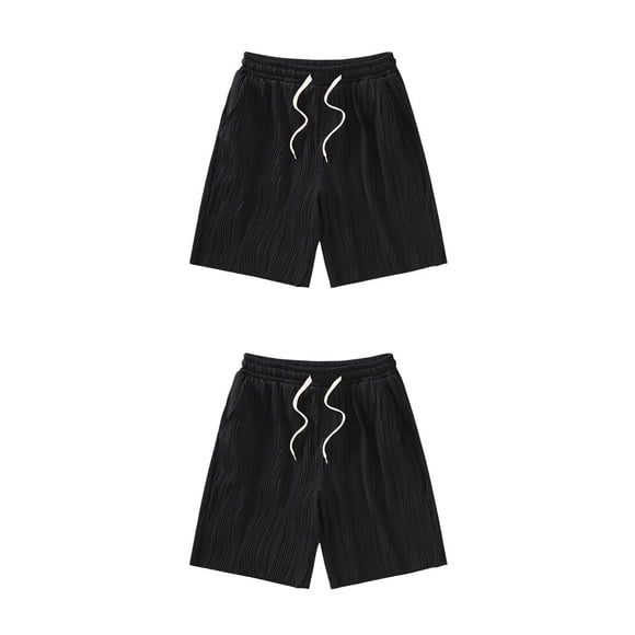 Minnieouse Pantalones de encaje de hielo, pantalones cortos sueltos, traje de hombre, piel lavable a la moda, cierre para niño, mujer Unisex, Type8 NO8