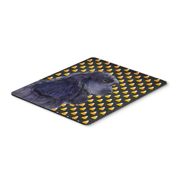 "Cocker Spaniel Candy Corn Halloween Portrait Mouse Pad Hot Pad or Trivet"