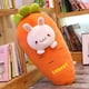 thumbnail image 4 of 27.5" Bunny Plush Pillow Cute Carrot Stuffed Animal Kawaii Squishy Anime Rabbit Plushie Soft Hugging Body Pillow Plush Toy Gifts for Kids Boys Girls H, 4 of 4