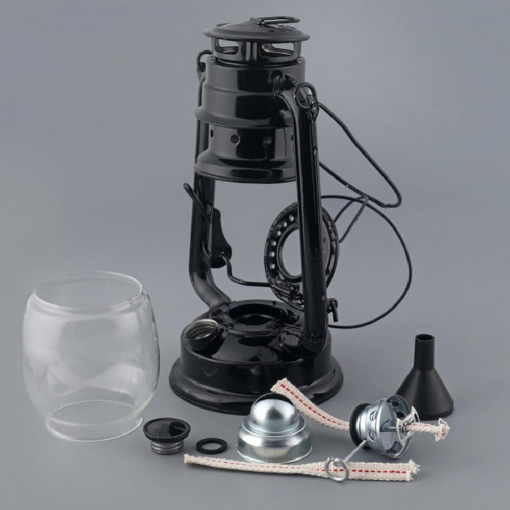 Large Capacity Oil Lamps for Indoor Use, Oil Lamp with Fire Control Knob, Kerosene Lamp, Hurricane Lamp with Adjustable Fire Wick