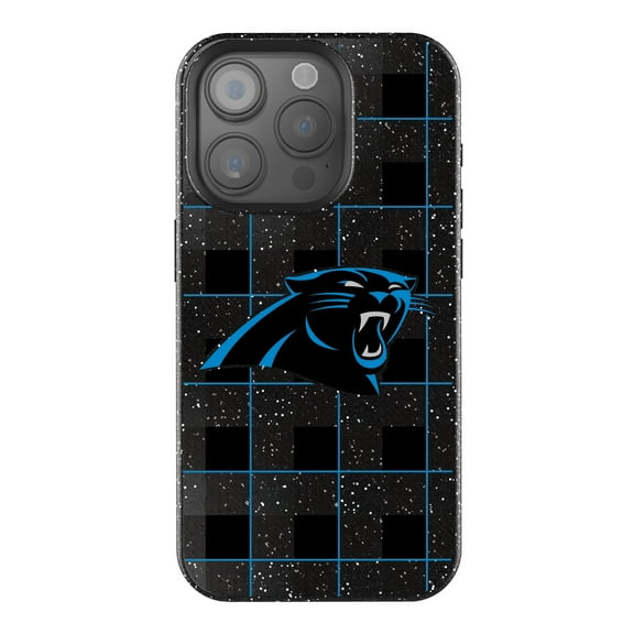 Keyscaper Carolina Panthers Plaid Bling iPhone Case