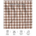 thumbnail image 5 of Autunm Brown Bed Skirt California King Size 18&nbsp;Inch Drop, Lattice Wrap Around Dust Ruffle Bedskirts, Wrinkle & Fade Resistant Easy Fit Bedskirt with Adjustable Elastic, 5 of 8