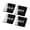 D 2 Sets, variant on OIUR 2 Pairs Acrylic Hot Cold Sign Waterproof Self-adhesive House Kitchen Bathroom Office Water Temperature Indication Sign Round Square Warning Sign