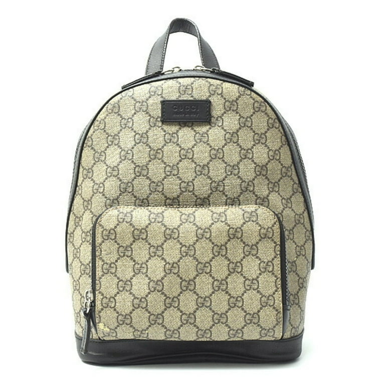 Pre-Owned Gucci GG Supreme Backpack for Women and Men, Coated