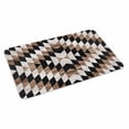 thumbnail image 2 of Abstract Aztec Door Mat&nbsp;Indoor Outdoor Entrance,Non Slip Small Rug for Kitchen Bathroom Entryway Rug,Brown Geometric Farmhouse Southwestern Washable Doormat Floor Mat for Office 18x30 Inch, 2 of 8