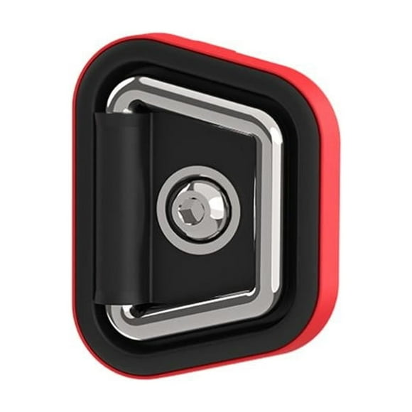 KNAACK Headache Rack Component 11922 Attachment Point; Matte Black/Red; Aluminum; Set Of 2