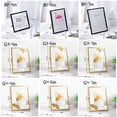 thumbnail image 2 of Iron Art Metal Home Decor Glass Clear Photo Frame Nordic Ins 7 BLACK 1, 2 of 8