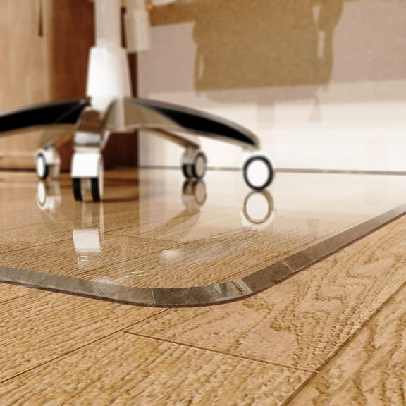 AGESZOE Office Chair Mat 36”x46“ Home Clear Mat for Carpet with Beveled Edge Easy Rolling On Off