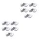 thumbnail image 4 of Injueey 100 piezas de moldes de chocolate para repostería DIY, revestimientos de papel para cupcakes coloridos y decorativos hechos de plata plata 2Conjunto, 4 of 6