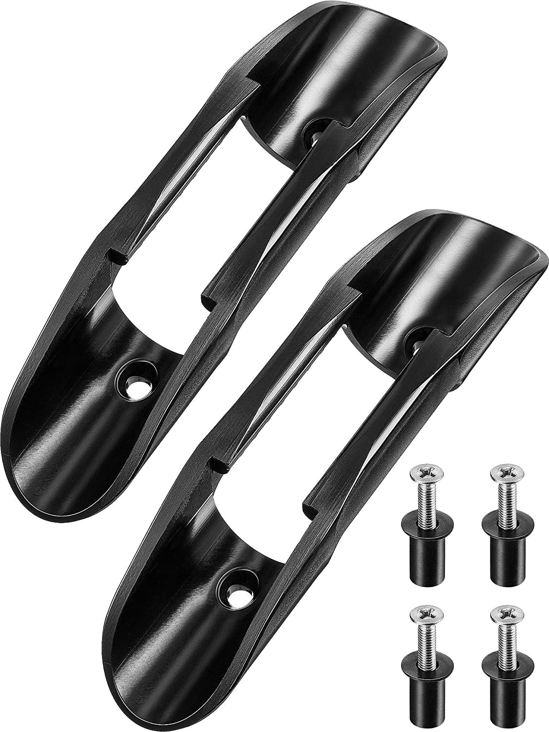 Kayak Paddle Holder Clips(Including Screws),Deck Mounted Universal