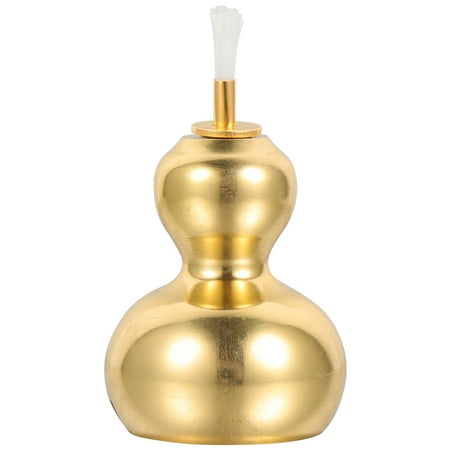 

Homemaxs 1 Set of Lamp Wick Stand Temple Lampwick Support Gourd Shape Wick Holder