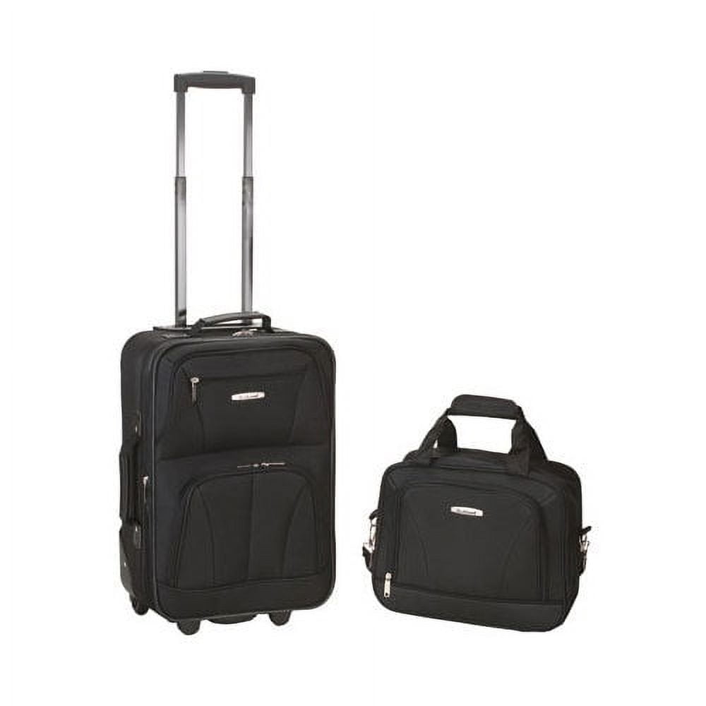 Remii セット Rockland Fashion Softside Upright 2 Piece Luggage Set F102