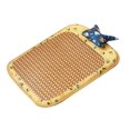 thumbnail image 2 of Dog Rattan Cooling Mat Bite Resistant Comfortable Breathable Cat Cooling Mat for Summer, 2 of 8