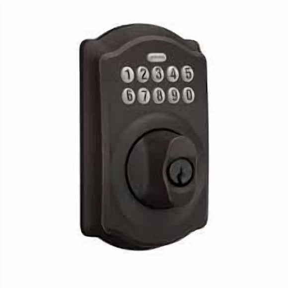 Schlage Camelot Aged Bronze Electronic Deadbolt Keyless Entry Keypad Rated AAA