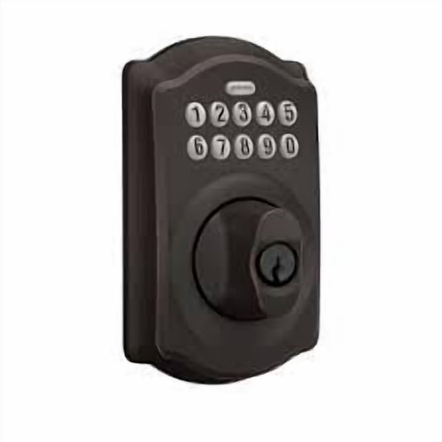 Schlage Camelot Aged Bronze Electronic Deadbolt Keyless Entry Keypad Rated AAA
