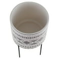 thumbnail image 3 of Aspire Home Accents  Mateo Modern Ceramic Planter, Black & White, 3 of 6