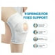 thumbnail image 4 of Cuatro rodilleras transpirables finas para correr, baloncesto, lesiones deportivas, protección de rodillas con menisco rotuliano, 4 of 5