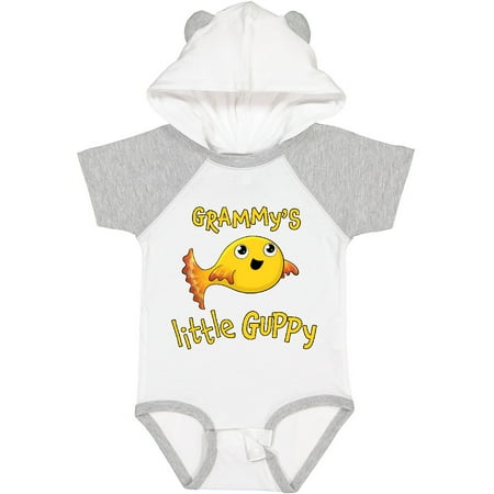 

Inktastic Grammy s Little Guppy- Cute Yellow Fish Gift Baby Boy or Baby Girl Bodysuit