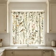 thumbnail image 5 of Retro Wildflower -Floral Nature Animal Blackout Curtains for Living Room Bedroom, Window Curtains Rod Pocket Thermal Insulated Window Drapes, 5 of 5