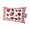 Red, White, Black, variant on Red Ladybugs Outdoor Pillows for Chaise Lounge Chair Waterproof Lumbar Pillows with Insert&Adjustable Elastic Strap Beach Headrest Pillow Modern Love Heart Checkered Plaid Pool Pillow 11"x16"