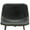 Black, variant on Dycanpo 24" Bar Stools Set of 2 with Back, Faux Leather, Metal Legs for Home Kitchen Island, Black