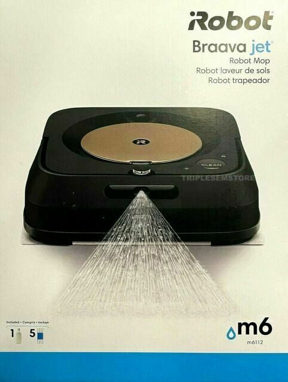 Pre-Owned iRobot Braava Jet M6 6012 Ultimate Robot Mop- Wi-Fi