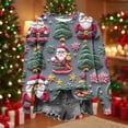 thumbnail image 6 of qucoqpe Womens Christmas Crewneck Sweatshirt Long Sleeve Graphic Printing Pullover Sweater Shirts for Women, 6 of 8