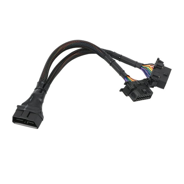 1 a 2 OBD adaptador divisor Y cable de extensión herramienta de escaneo de diagnóstico de coche Jadeshay A