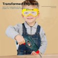 thumbnail image 5 of Little Engineer Portable Repair Box Toy Set Simulation Wrench Chainsaw Children's Repair Tool Toys 19-piece Set, 5 of 5