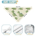 thumbnail image 6 of Dog Bandana 1 Pack,Mint Dinosaurs with Cacti Cute Bandanas for Dogs,Cat Bandana,Small/ Large Dog Bandana 2 Size,Dog Bandanas, 6 of 6