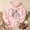 PINK, variant on Custom Figure Family Hoodie Personalized Family Portrait Hoodie Dog Mom Gift, Our Family Hoodie with Pet