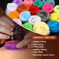 thumbnail image 4 of 50 Colores Aguja Fieltro Lana Unique Bargains kits de fieltrado con aguja, 4 of 7