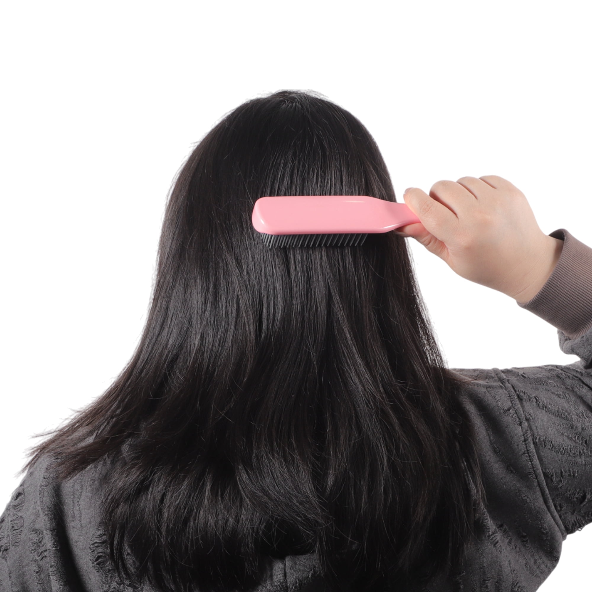 Unique Bargains 1 Pc Women Durable Hair Styling Nine-Row Comb for All Hair Types Pink
